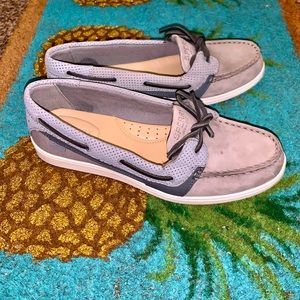 Sperry Starfish Pin Perforated Boat Women’s Shoe Size 9 Narrow